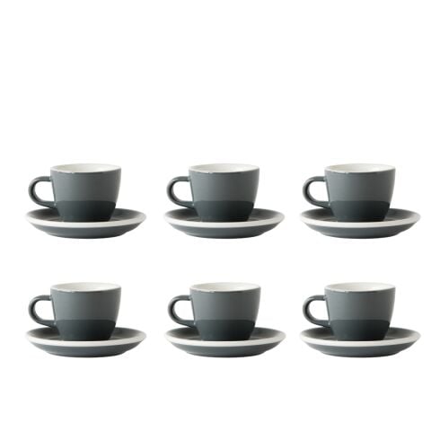 Acme Evolution 6'lı Espresso Fincan Seti Gri