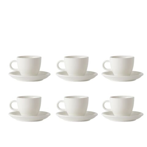 Acme Evolution 6'lı Espresso Fincan Seti Beyaz