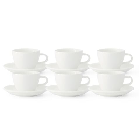 Acme Evolution 6'lı Flatwhite Fincan Seti Beyaz
