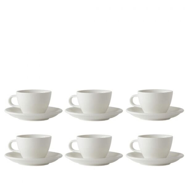 Acme Evolution 6'lı Flatwhite Fincan Seti Beyaz