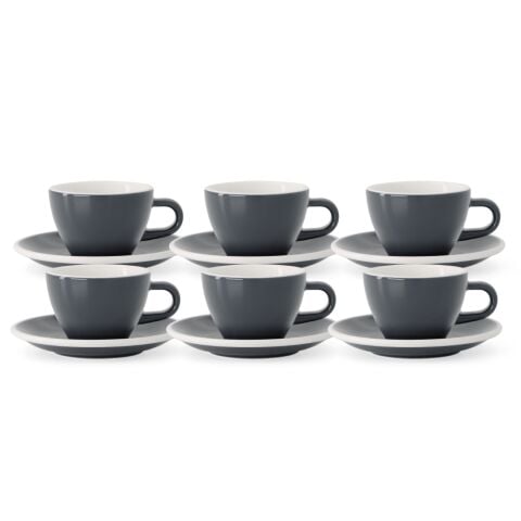 Acme Evolution 6'lı Flatwhite Fincan Seti Gri