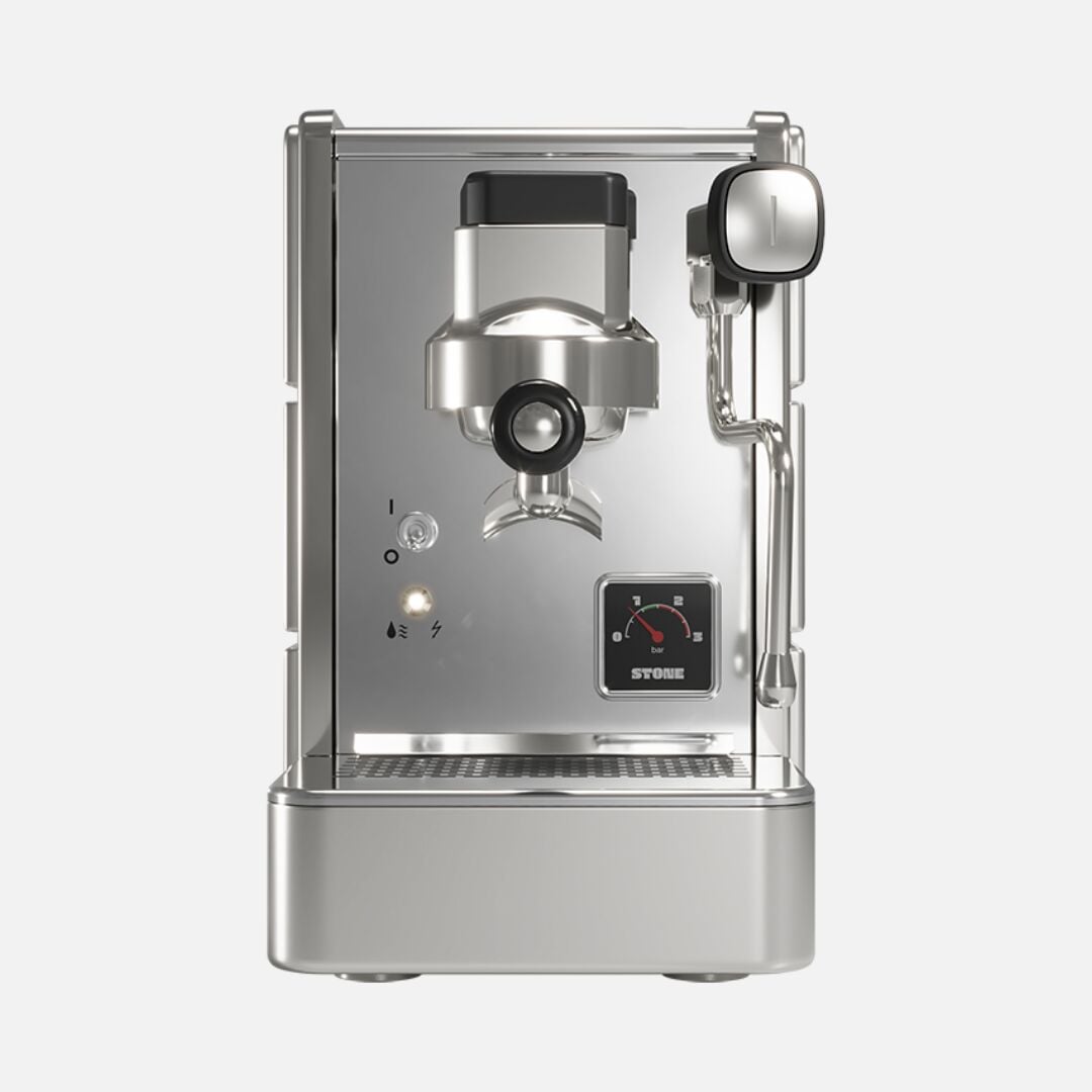 Stone Espresso Kahve Makinesi Mine Premium Chrome - Teşhir Ürün