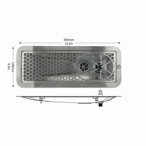 Rhinowares Rinser 600mm - Spinjet