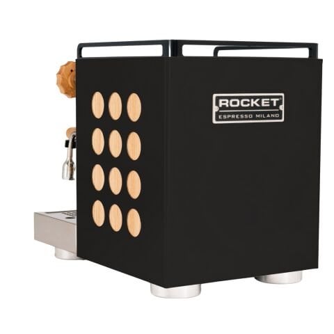 Rocket Appartamento 2.0 Black/Wood Espresso Makinesi