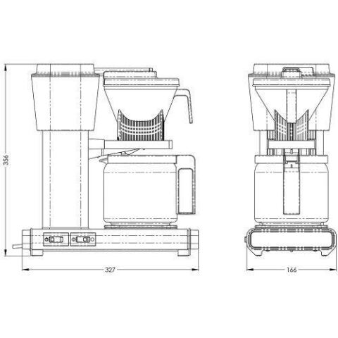 Moccamaster Select Cam Potlu Pastel Sarı