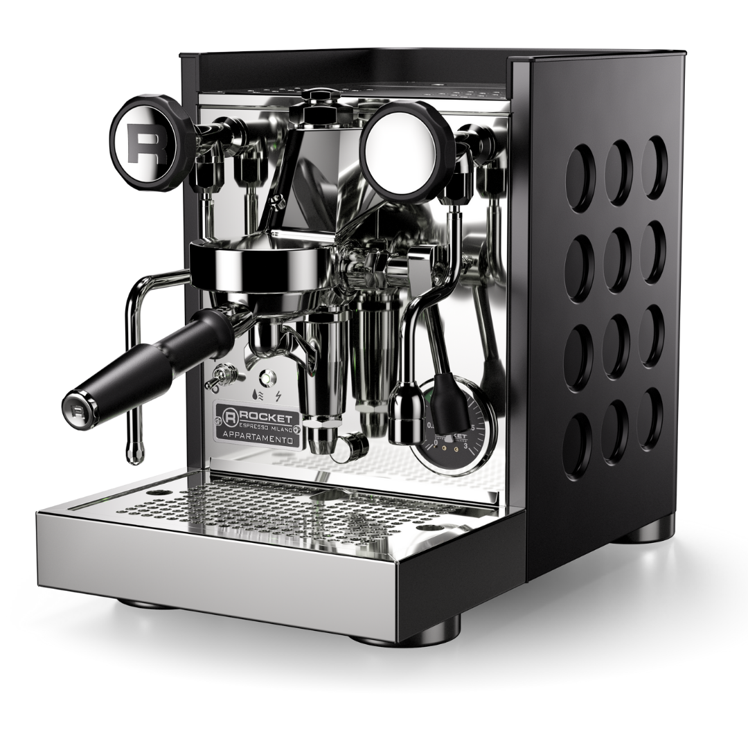 Rocket Appartamento TCA Black Black Espresso Kahve Makinesi