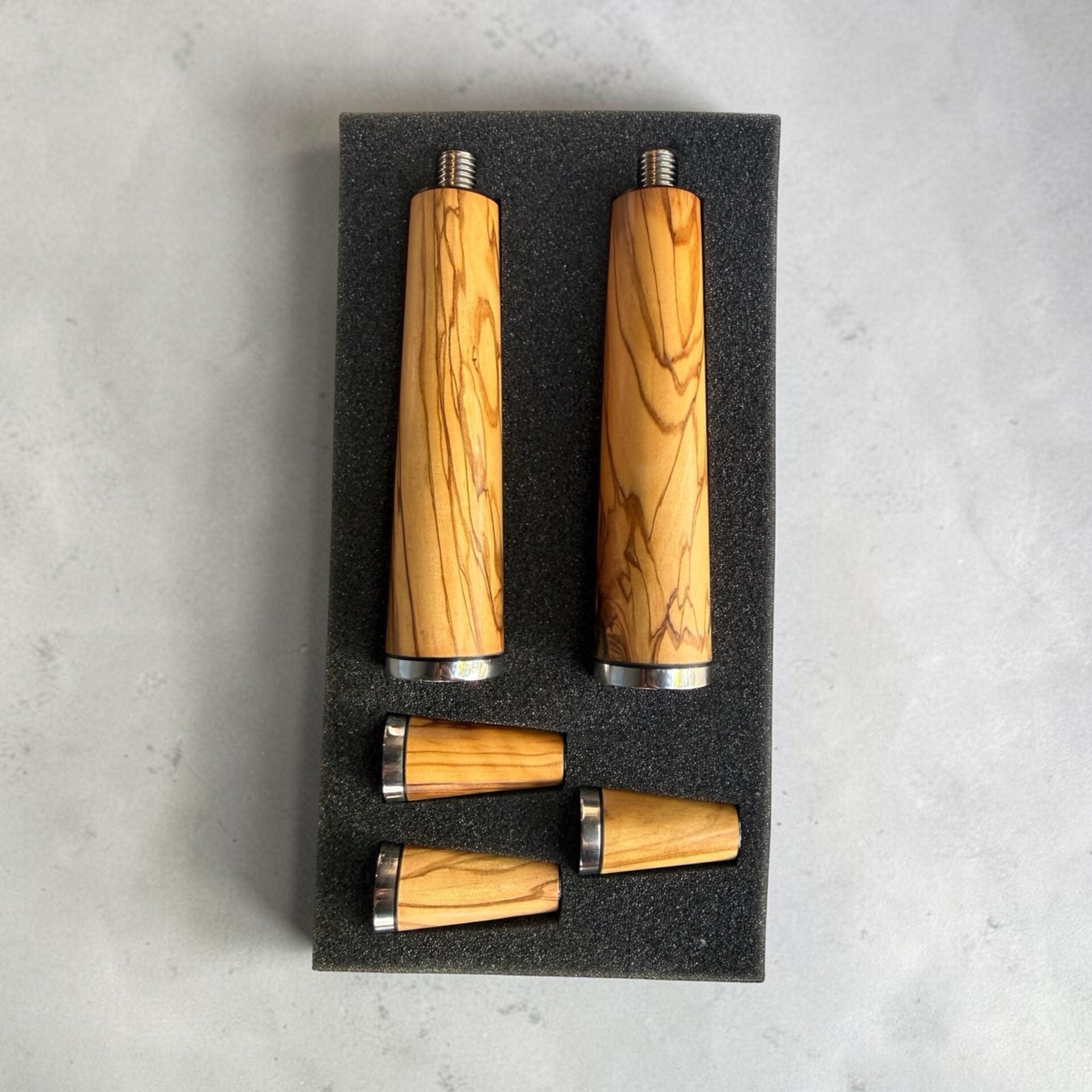 KartalWoodArt - Zeytin Ağacı Portafiltre ve Kumand
