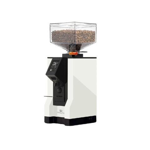Quick Mill Pop-Up Espresso Makinesi Inox & Eureka Mignon Perfetto Kahve Öğütücüsü 15BL Beyaz Set