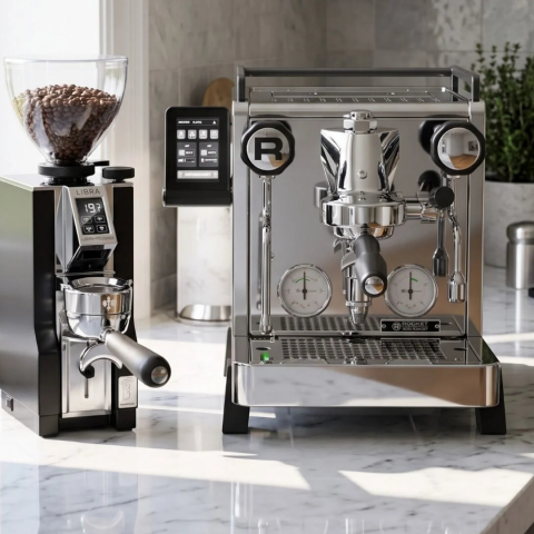 Rocket R58 Tune Espresso Kahve Makinesi & Eureka Libra 65 All Purpose Kahve Öğütücüsü Set
