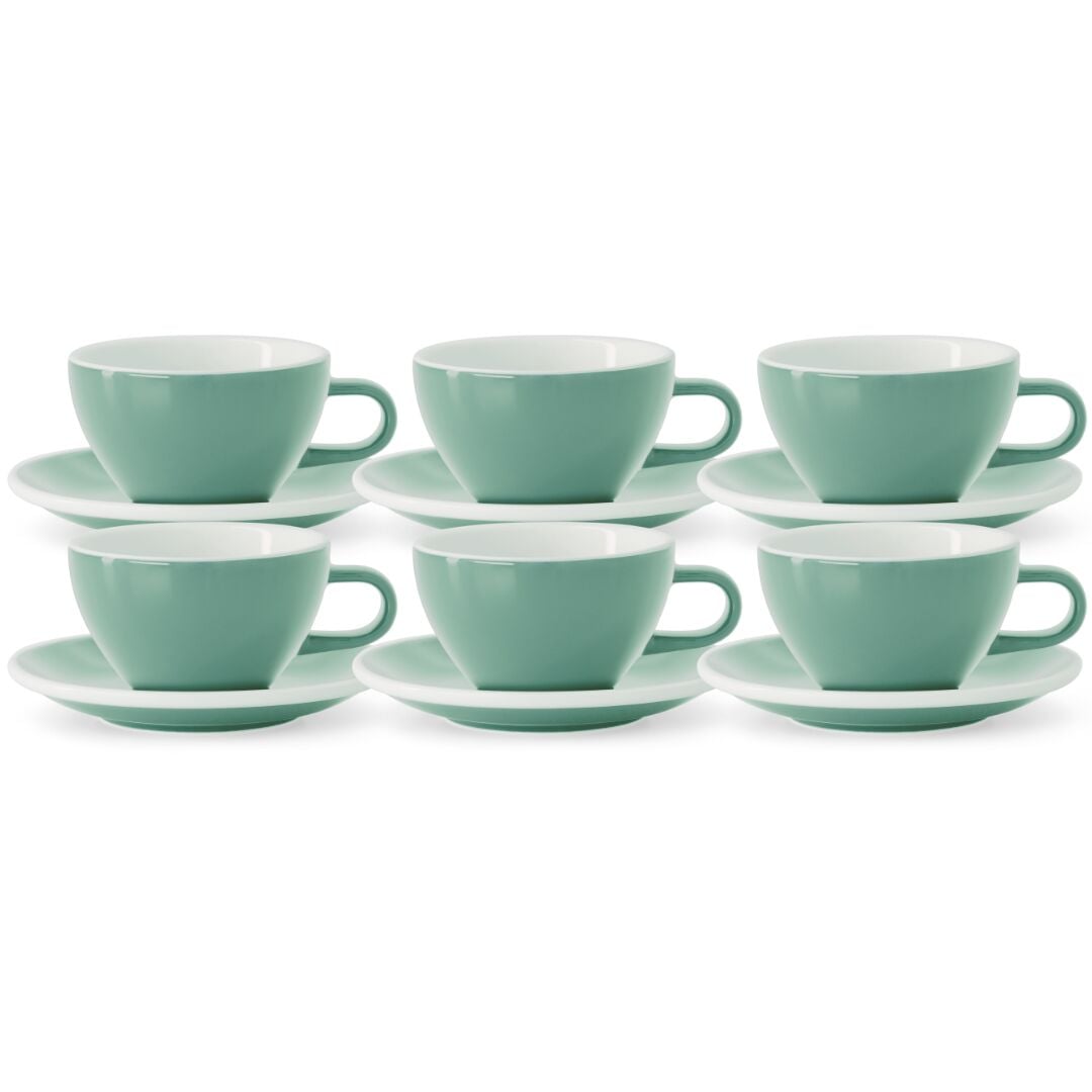Acme Evolution 6'lı Cappuccino Fincan Seti Yeşil