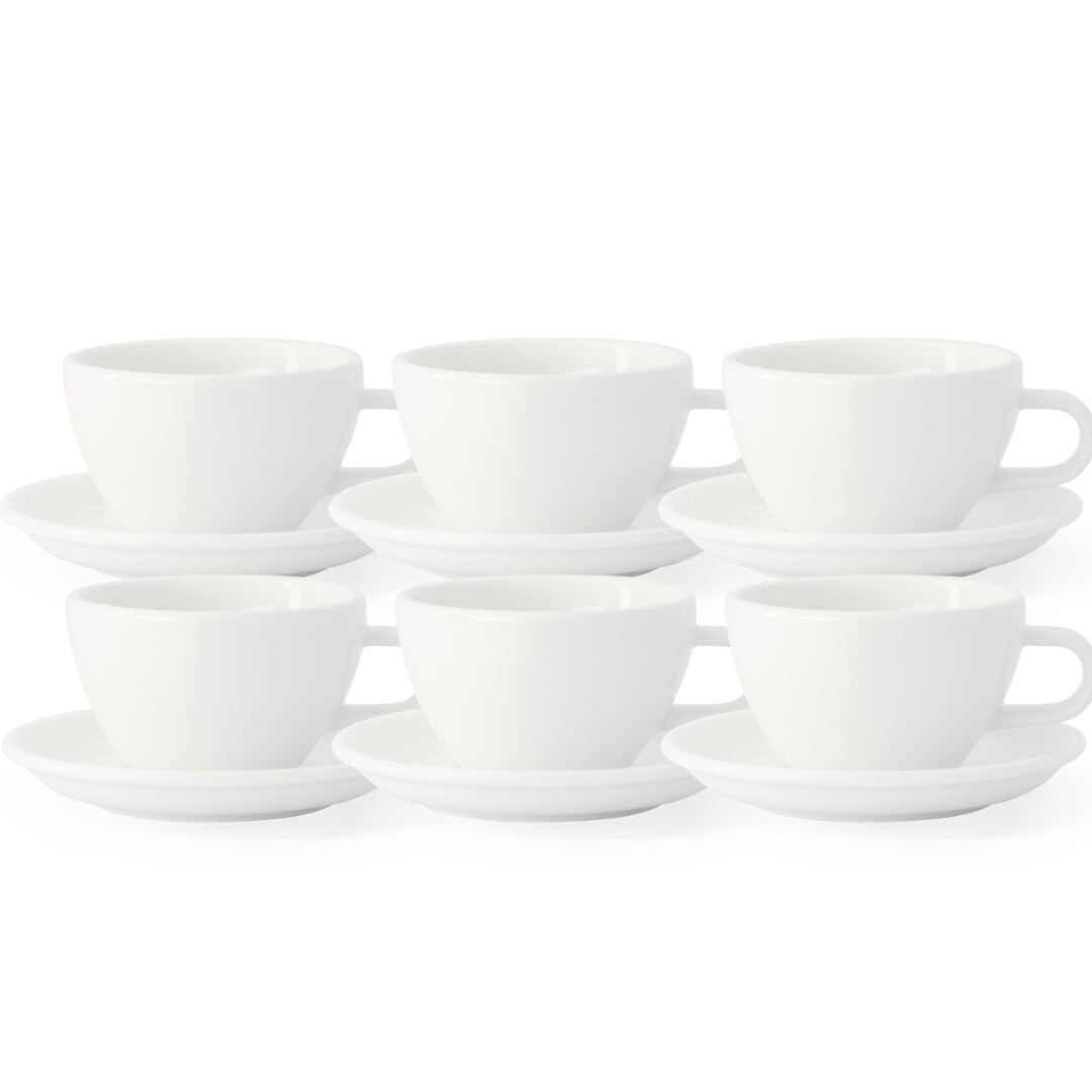 Acme Evolution 6'lı Beyaz Latte Fincan Seti