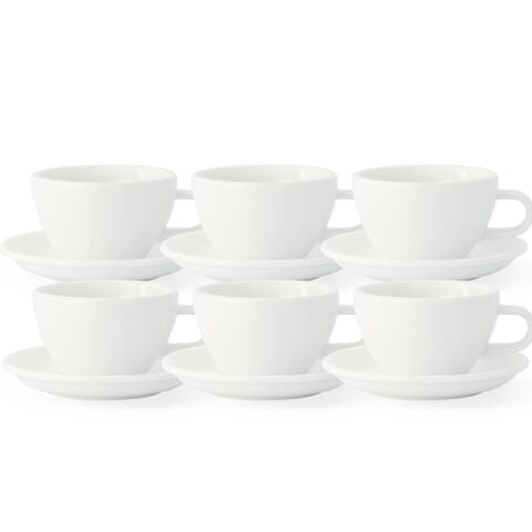 Acme Evolution 6'lı Beyaz Latte Fincan Seti