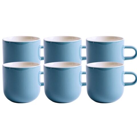 Acme Bobby Mug 6'lı Fincan Seti Mavi 300ml