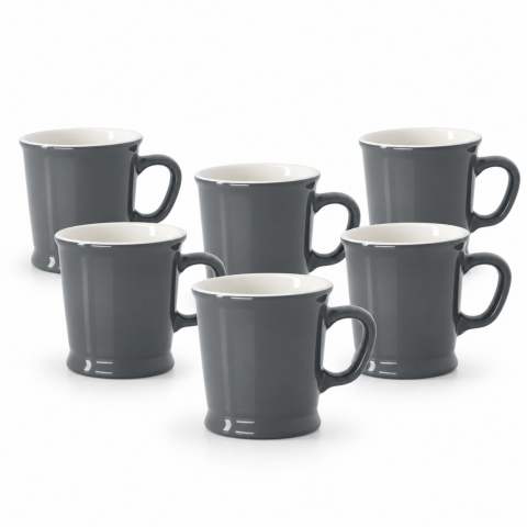 Acme Union Mug 6'lı Fincan Seti Gri