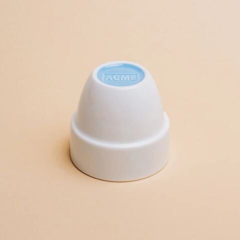 Taster Cup Tall Beyaz-Mavi Taban 6'lı set