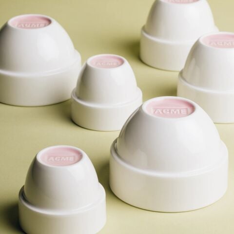 Acme Taster Cup Medium 210ml 6’lı Set Pembe Taban
