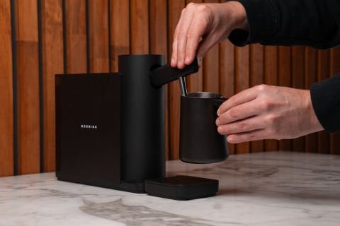 Morning Dream Süt Köpürtme Makinesi Siyah