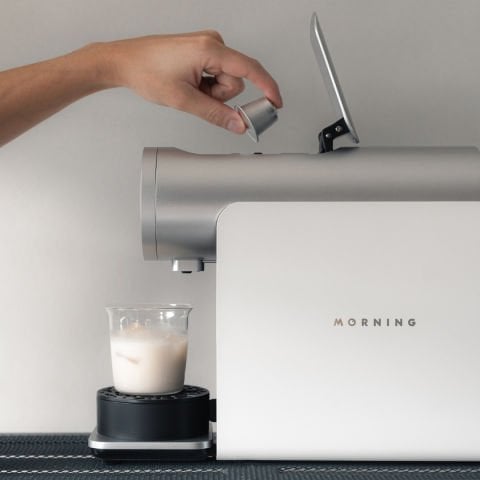 Morning Kapsül Kahve Makinesi - Morning Dream Süt Köpürtme Makinesi Beyaz