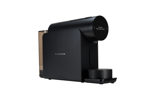 Morning Kapsül Kahve Makinesi - Morning Dream Süt Köpürtme Makinesi Siyah