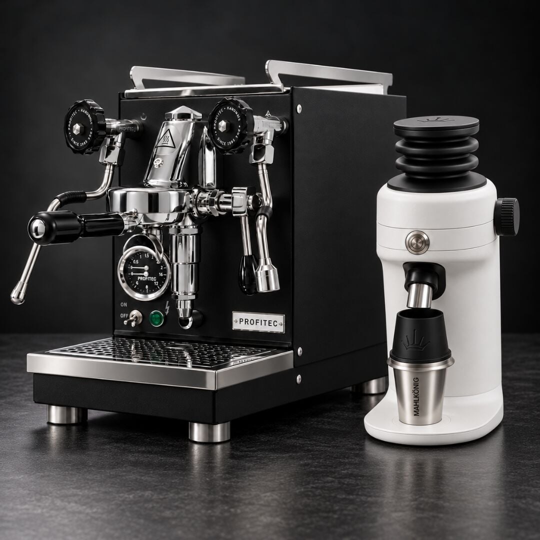 Profitec Pro400 Siyah - Mahlkönig X64SD Beyaz Set