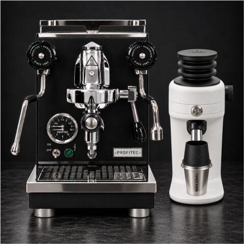 Profitec Pro400 Siyah - Mahlkönig X64SD Beyaz Set