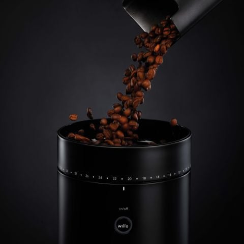 Wilfa - Uniform 58mm Flat Dişli Tartılı Kahve Öğütücü - Siyah