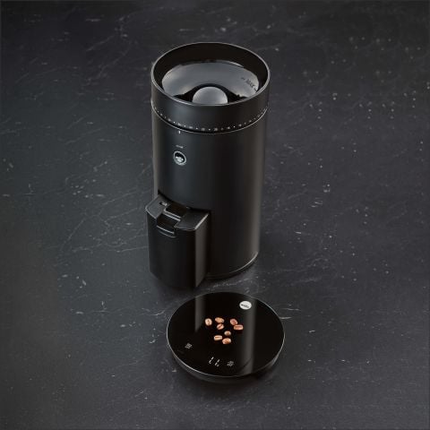 Wilfa - Uniform 58mm Flat Dişli Tartılı Kahve Öğütücü - Siyah