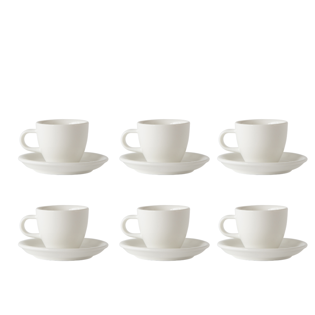 Acme Evolution 6'lı Espresso Fincan Seti Beyaz