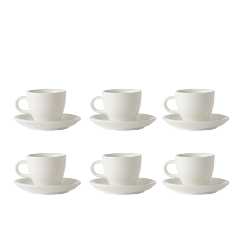 Acme Evolution 6'lı Espresso Fincan Seti Beyaz