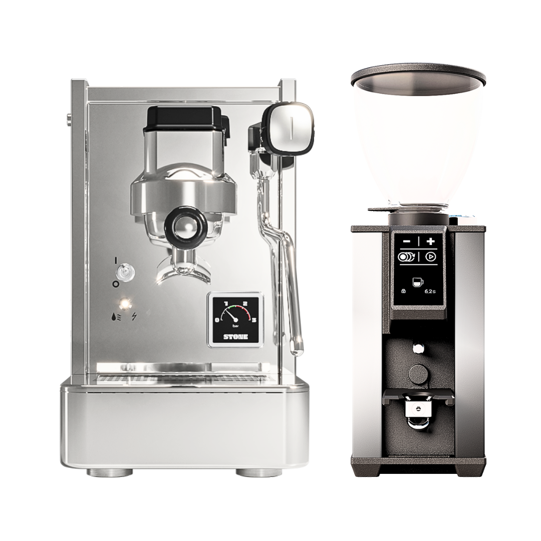 SET FIRSATI - Stone Lite Inox & Pebble Kahve Öğütücüsü Krom