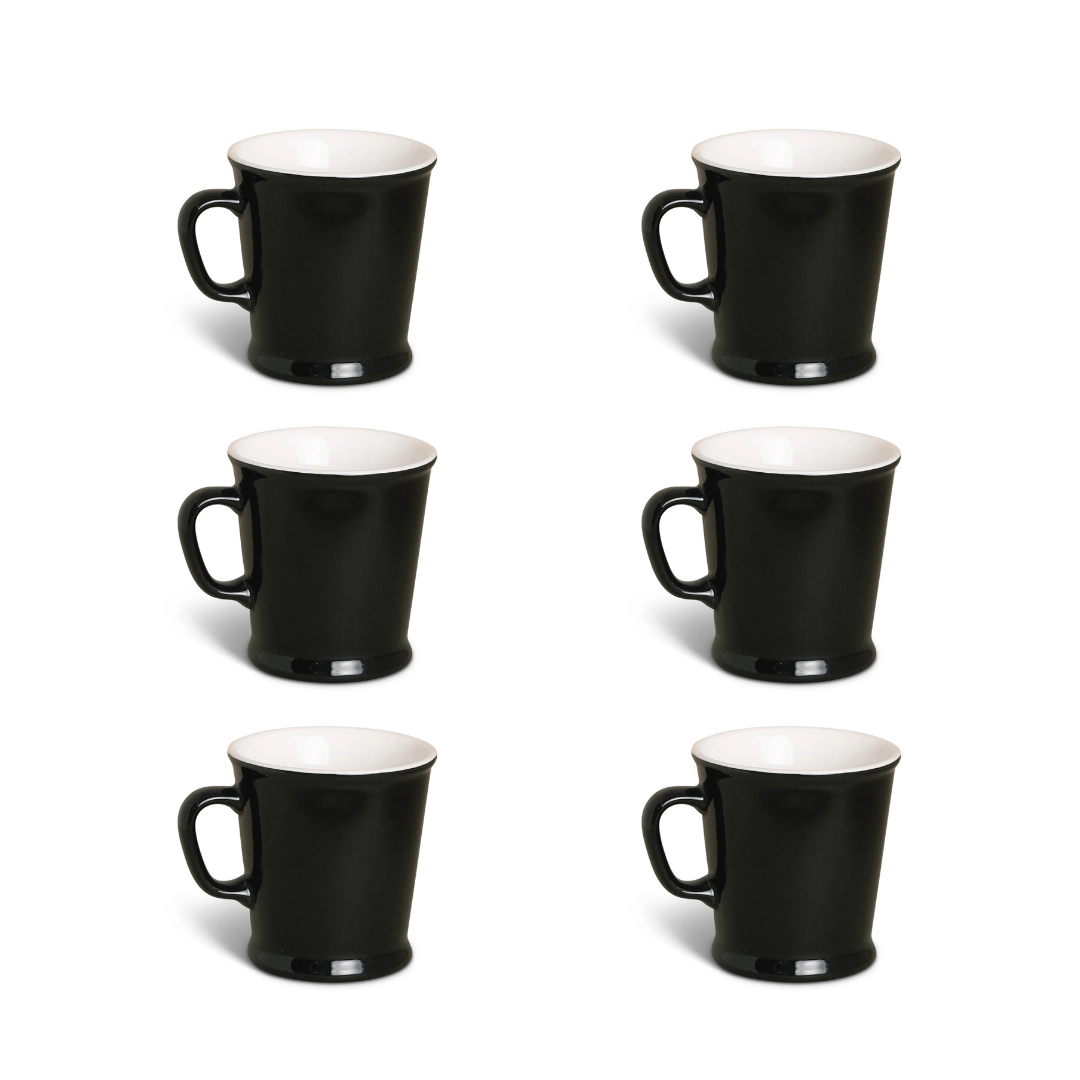 Acme Union Mug 6'lı Fincan Seti Siyah