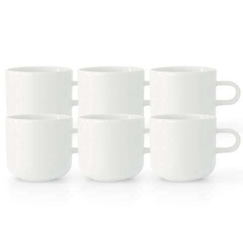 Acme Bobby Mug 6'lı Fincan Seti Beyaz 300ml