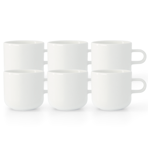 Acme Bobby Mug 6'lı Fincan Seti Beyaz 300ml