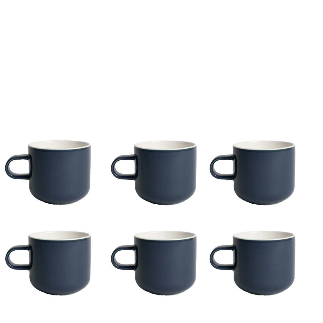 Acme Bobby Mug Lacivert 6'lı Fincan Seti