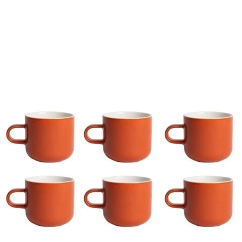 Acme Bobby Mug 6'lı Fincan Seti Turuncu 300ml