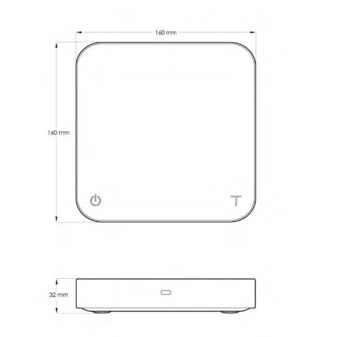 Acaia Pearl Model S Tartı White
